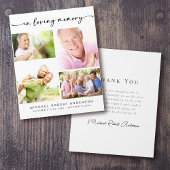 Budget Vier Foto Funeral Hartelijk dank Flyer