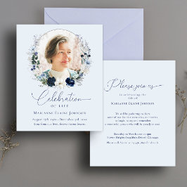 Budget Viering van het leven Floral Foto Memorial