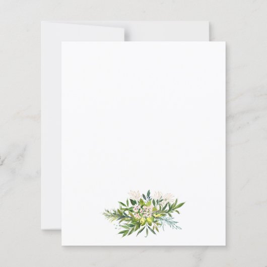 Budget Viering van het leven Groen verlaat Begrafe (Achterkant)