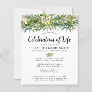 Budget Viering van het leven Groen verlaat Begrafe