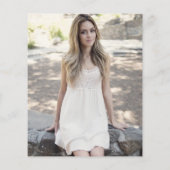 Budget Viering van het leven Paarse foto Begrafeni (Achterkant)