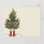 Budget Vintage kerstboom | House Party Flyer (Achterkant)