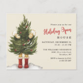 Budget Vintage kerstboom | House Party Flyer (Voorkant)