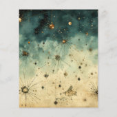 Budget Vintage Waterverf Hemelbruiloft (Achterkant)