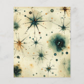 Budget Vintage Waterverf Hemelbruiloft (Achterkant)