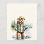 Budget Viste Reel Opgewonden Boy Baby shower (Achterkant)