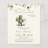 Budget Viste Reel Opgewonden Boy Baby shower (Voorkant)