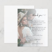 Budget Voeg je eigen fotohuwelijk toe Dank je (Voorkant / Achterkant)