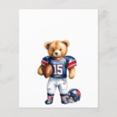 Budget Voetbal Kleine Quarterback Baby Shower (Achterkant)