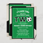 Budget Voetbal Tweede uitnodiging van de Partij va (Voorkant / Achterkant)