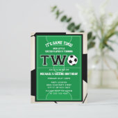 Budget Voetbal Tweede uitnodiging van de Partij va (Staand voorkant)