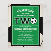 Budget Voetbal Tweede uitnodiging van de Partij va (Voorkant)