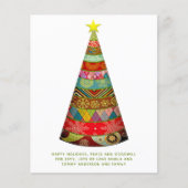 Budget Volkskunst Kerstkaart Decoratie (Voorkant)