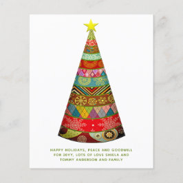 Budget Volkskunst Kerstkaart Decoratie