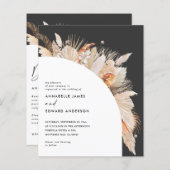 budget voor de terracotta pampas - bruiloft voor b (Voorkant / Achterkant)