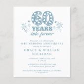 Budget voor Forever 60th Jubileum foto uitnodigen (Voorkant)