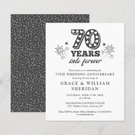 Budget voor Forever 70th Jubileum Invitation