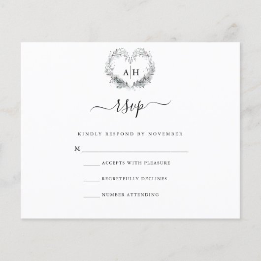 Budget voor RSVP-kaart Flyer (Voorkant)