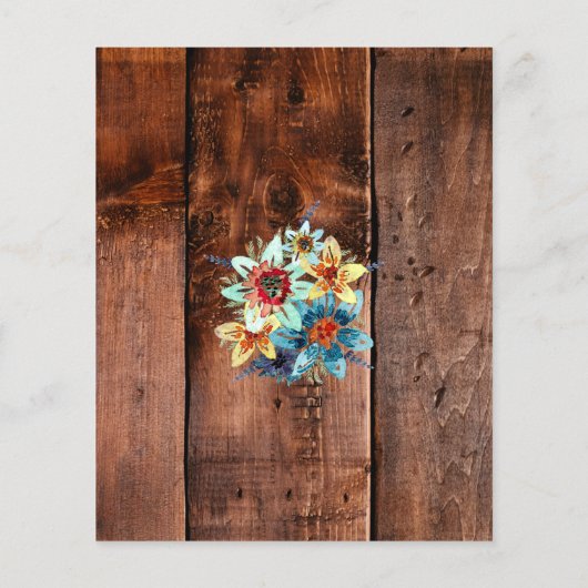 Budget voor ze zeggen dat ik een repetitie doe flyer (Achterkant)