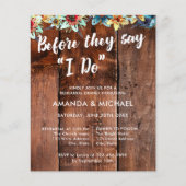 Budget voor ze zeggen dat ik een repetitie doe flyer (Voorkant)