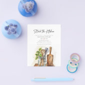 Budget Voorraad De Keuken Bruids Douche Uitnodigin Flyer (Enkel)