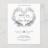 Budget Voorzijde Opslaan Datumbrochure Flyer (Voorkant)