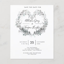 Budget Voorzijde Opslaan Datumbrochure Flyer