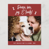 Budget Vrede Liefde Traktaties Kerst Vakantie Foto (Voorkant)