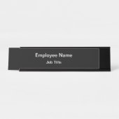 Budget vriendelijk Kantoor personeel Bureau Naambordje (Voorkant)