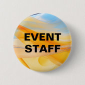 Budget Vriendelijke Evenement Personeel Moderne Bu Ronde Button 5,7 Cm (Voorkant)