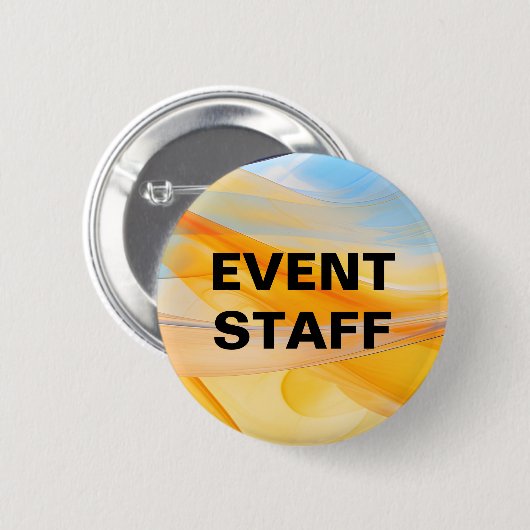 Budget Vriendelijke Evenement Personeel Moderne Bu Ronde Button 5,7 Cm (Voorkant /achterkant)