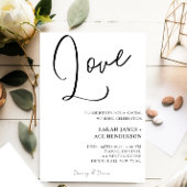 Budget-vriendelijke minimalistische bruiloft uitno kaart