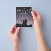 Budget Vrienden Huwelijk Uitnodigingsfolder Handge Flyer (Hand)