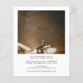 Budget Vrienden Huwelijk Uitnodigingsfolder Handge Flyer (Achterkant)