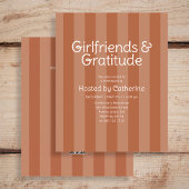 Budget vriendinnen en dankbaarheid Friendsgiving Flyer