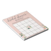 Budget Vrijgezellenfeest Bingo Game Notitieblok (Schuin)