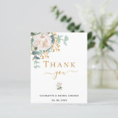 BUDGET Vrijgezellenfeest floral eucalyptus Dank u (Staand voorkant)