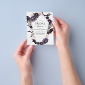 Budget Vrijgezellenfeest Halloween Paarse herfst H Flyer (Hand)