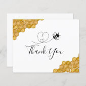 BUDGET Vrijgezellenfeest Honeycomb Hartelijk dank (Voorkant / Achterkant)