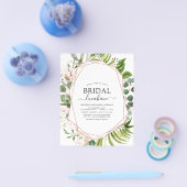 Budget Vrijgezellenfeest Luncheon Greenery Eucalyp Flyer (Enkel)