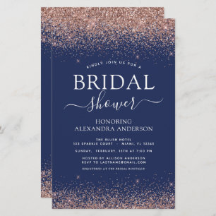 Budget Vrijgezellenfeest Navy Blue Roos Gold Glitt