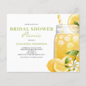 Budget Vrijgezellenfeest Picnic Lemon uitnodiging Flyer (Voorkant)