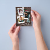 Budget Vroeg Kerstmis 3 Onmiddellijk Foto Rustic Flyer (Hand)