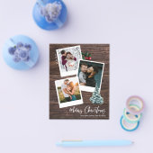 Budget Vroeg Kerstmis 3 Onmiddellijk Foto Rustic Flyer (Enkel)