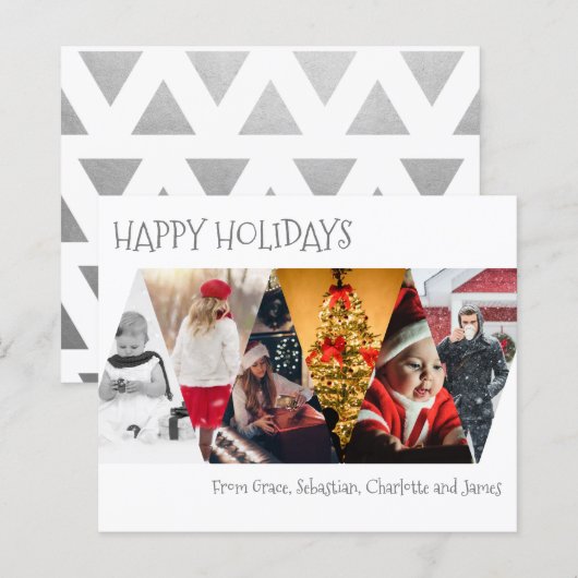 BUDGET Vroege kerstvakantie Foto Collage (Voorkant / Achterkant)