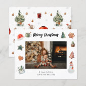 Budget Vrolijk Kerst Koekjes & Traktaties Foto (Voorkant / Achterkant)