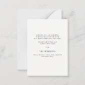 Budget Vrolijk Kerstfeest gouden script foto Vakan Notitiekaartje (Achterkant)