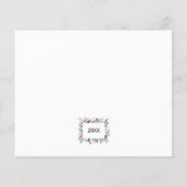 Budget Vrolijk Kerstfeest Greenery 2024 kaart (Achterkant)