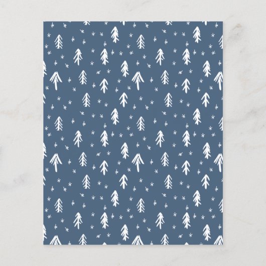 Budget vrolijk kerstfeest Moderne Kaart drie foto' (Achterkant)