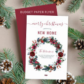 Budget Vrolijk Kerstfeest nieuw huis voor vakantie